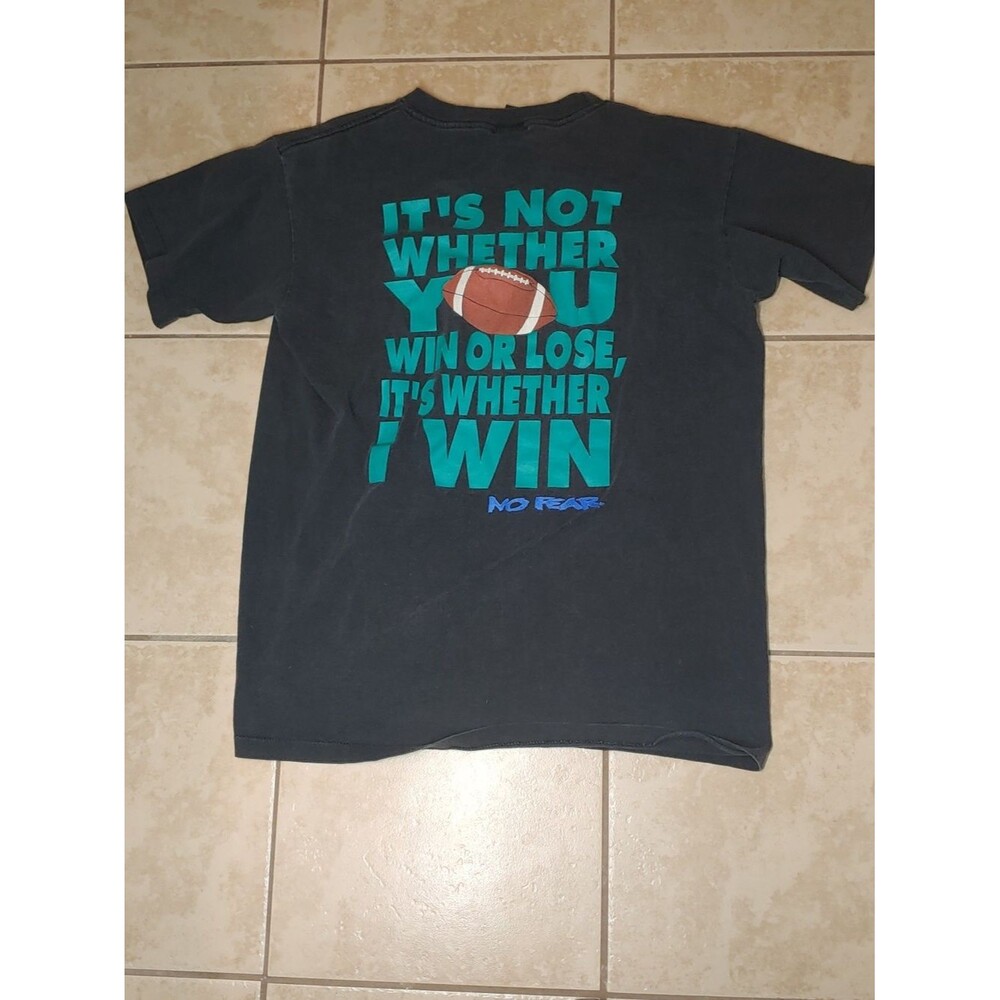 Vintage 90s No Fear T Shirt Unisex M It's Not Whether You Win or Lose Tee